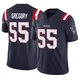 Eric Gregory ＃55 New England Patriots Limited Vapor F.U.S.E. Jersey - Youth Navy