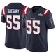 Eric Gregory ＃55 New England Patriots Limited Vapor F.U.S.E. Super Bowl LX Patch Jersey - Youth Navy