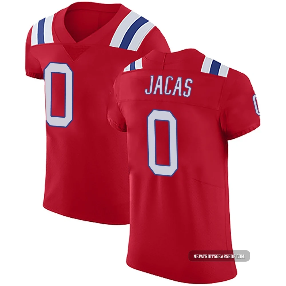 Gabe Jacas ＃0 New England Patriots Elite Vapor Untouchable Alternate Jersey - Men's Red