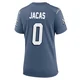 Gabe Jacas ＃0 New England Patriots Game Storm 2025 Rivalries Collection Jersey - Women's Blue