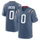 Gabe Jacas ＃0 New England Patriots Game Storm 2025 Rivalries Collection Jersey - Youth Blue