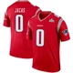 Gabe Jacas ＃0 New England Patriots Legend Inverted Super Bowl LX Patch Jersey - Men's Red