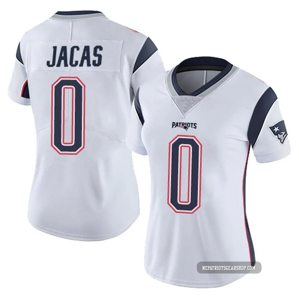 Gabe Jacas ＃0 New England Patriots Limited Vapor Untouchable Jersey - Women's White