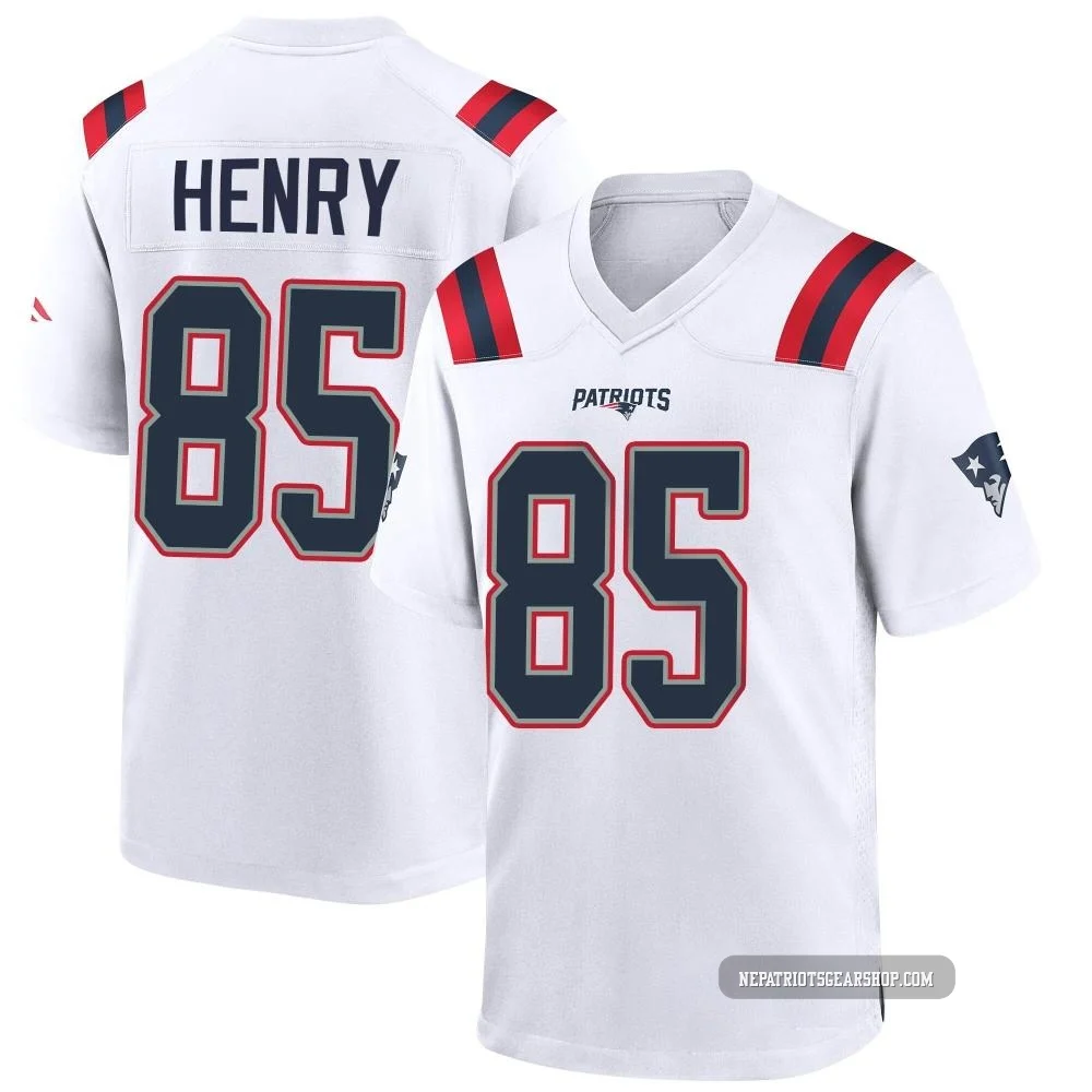 Hunter Henry ＃85 New England Patriots Game Jersey - Youth White