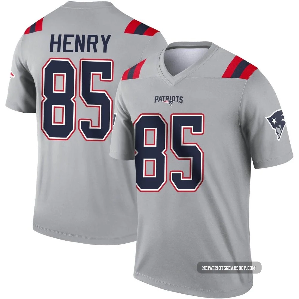 Hunter Henry ＃85 New England Patriots Legend Inverted Jersey - Youth Gray