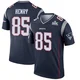 Hunter Henry ＃85 New England Patriots Legend Super Bowl LX Patch Jersey - Men's Navy