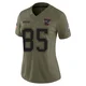 Hunter Henry ＃85 New England Patriots Limited 2025 Salute to Service Jersey - Women's Olive