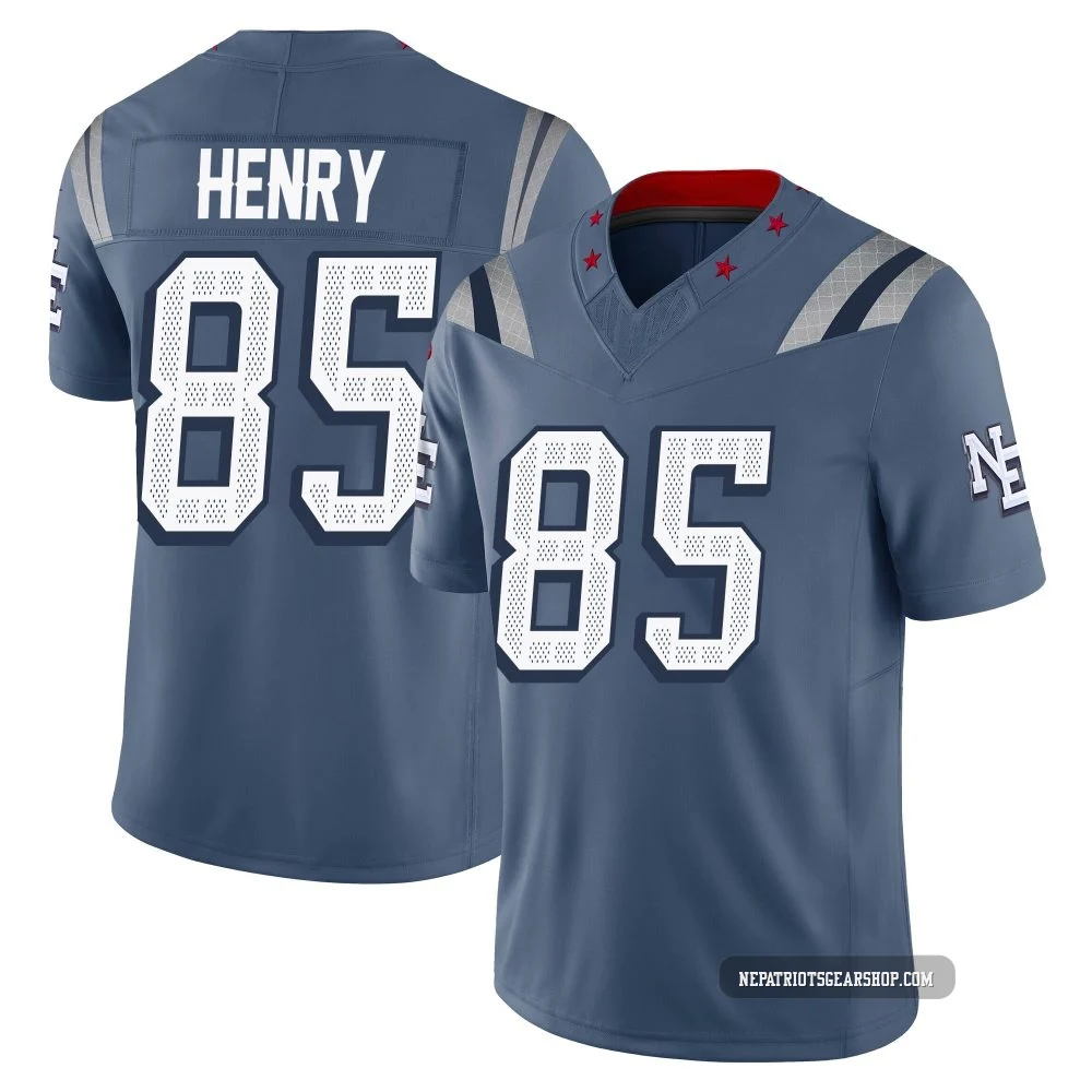 Hunter Henry ＃85 New England Patriots Limited Storm 2025 Rivalries Collection Jersey - Youth Blue