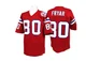 Irving Fryar ＃80 New England Patriots Authentic Mitchell And Ness Throwback Jersey - Men's Red