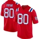 Irving Fryar ＃80 New England Patriots Game Alternate Jersey - Men's Red