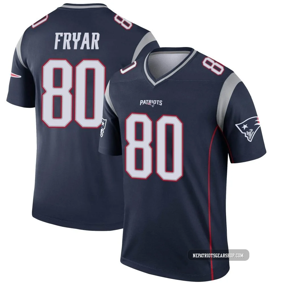 Irving Fryar ＃80 New England Patriots Legend Jersey - Youth Navy