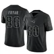 Irving Fryar ＃80 New England Patriots Limited Reflective Jersey - Men's Black