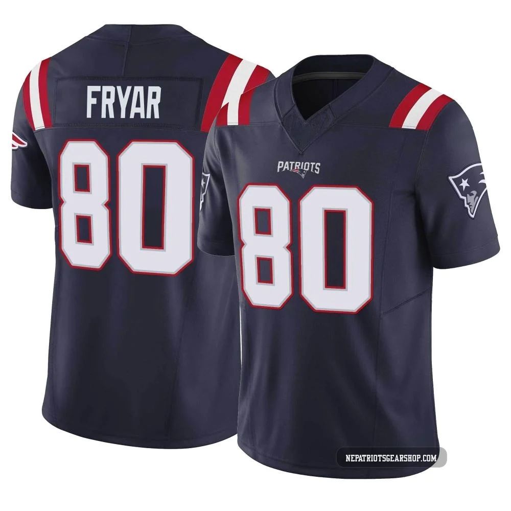 Irving Fryar ＃80 New England Patriots Limited Vapor F.U.S.E. Jersey - Youth Navy