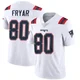 Irving Fryar ＃80 New England Patriots Limited Vapor Untouchable Jersey - Men's White
