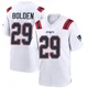 Isaiah Bolden ＃29 New England Patriots Game Jersey - Men's White