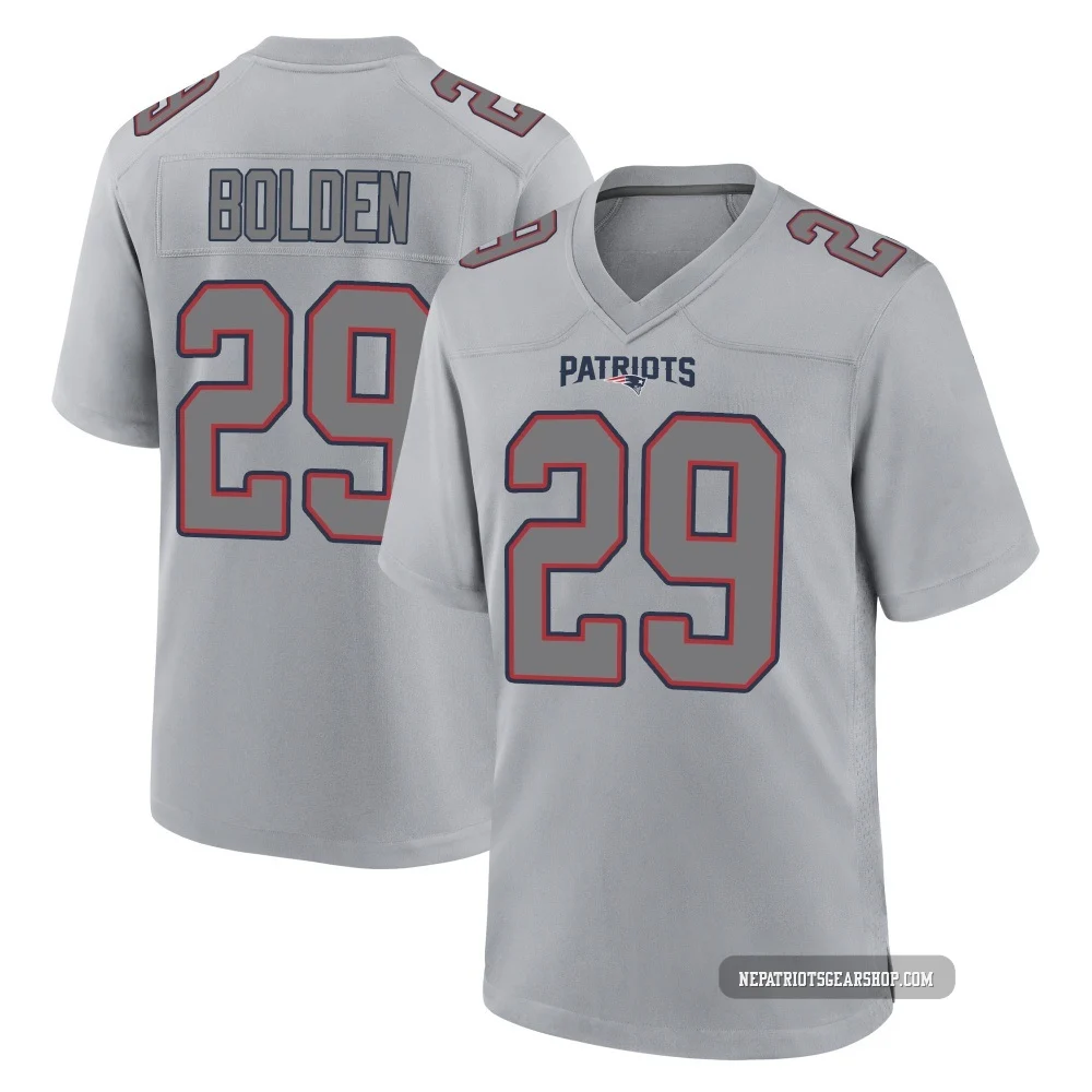 Isaiah Bolden ＃29 New England Patriots Game Silver Atmosphere Fashion Jersey - Youth
