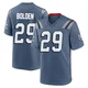 Isaiah Bolden ＃29 New England Patriots Game Storm 2025 Rivalries Collection Jersey - Men's Blue