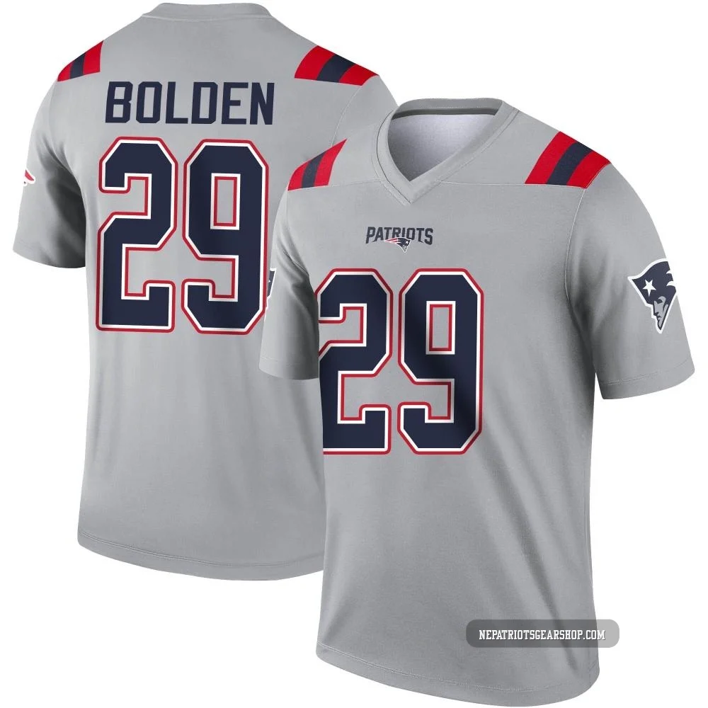 Isaiah Bolden ＃29 New England Patriots Legend Inverted Jersey - Men's Gray
