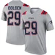 Isaiah Bolden ＃29 New England Patriots Legend Inverted Jersey - Youth Gray