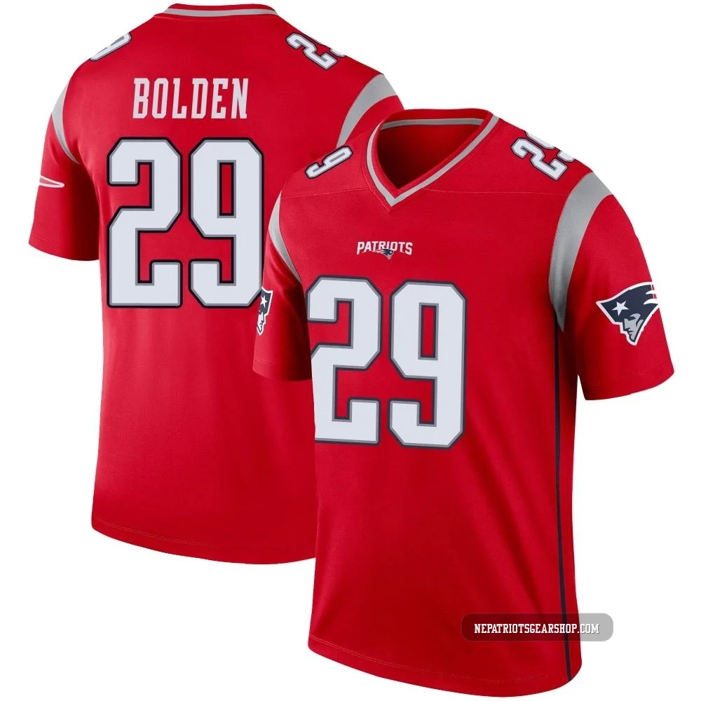 Isaiah Bolden ＃29 New England Patriots Legend Inverted Jersey - Youth Red