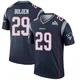 Isaiah Bolden ＃29 New England Patriots Legend Super Bowl LX Patch Jersey - Youth Navy