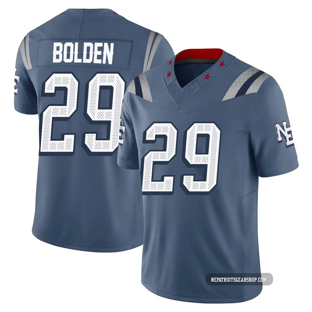Isaiah Bolden ＃29 New England Patriots Limited Storm 2025 Rivalries Collection Jersey - Youth Blue