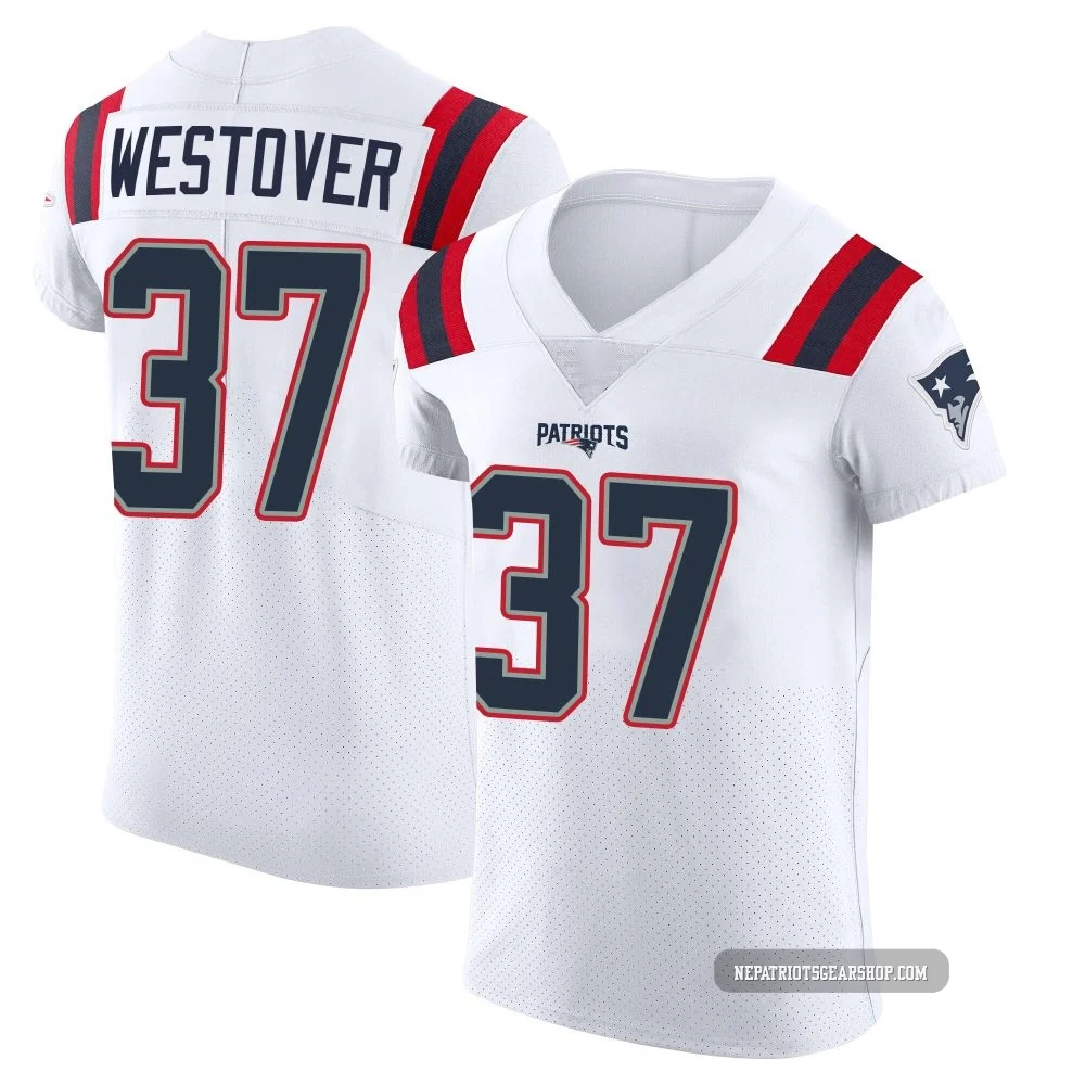 Jack Westover ＃37 New England Patriots Elite Vapor Untouchable Jersey - Men's White