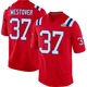Jack Westover ＃37 New England Patriots Game Alternate Super Bowl LX Patch Jersey - Youth Red