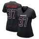 Jack Westover ＃37 New England Patriots Game Carbon Fashion Jersey - Women's Black