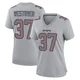 Jack Westover ＃37 New England Patriots Game Silver Atmosphere Fashion Jersey - Women's
