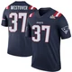 Jack Westover ＃37 New England Patriots Legend Color Rush Super Bowl LX Patch Jersey - Men's Navy