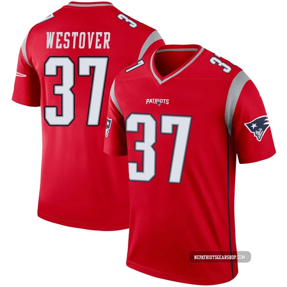 Jack Westover ＃37 New England Patriots Legend Inverted Jersey - Youth Red