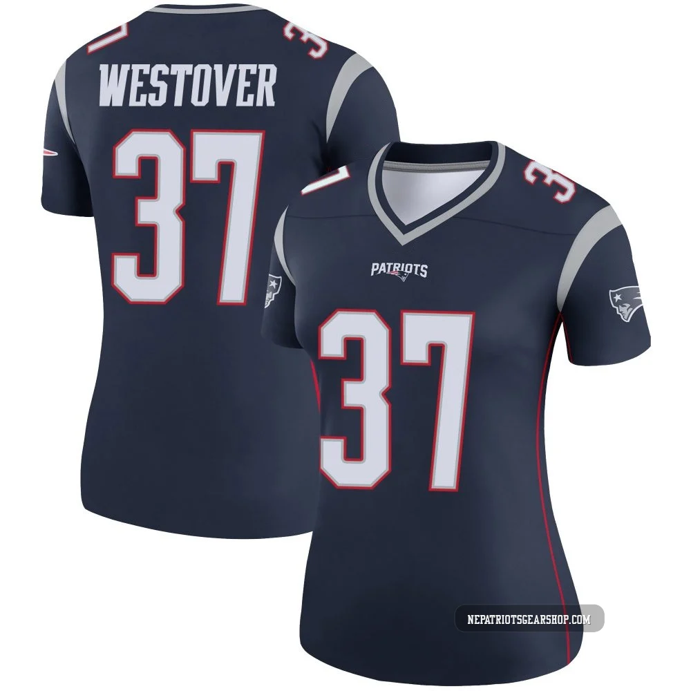 Jack Westover ＃37 New England Patriots Legend Jersey - Women's Navy