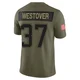 Jack Westover ＃37 New England Patriots Limited 2025 Salute to Service Jersey - Men's Olive