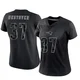 Jack Westover ＃37 New England Patriots Limited Reflective Jersey - Women's Black