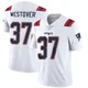 Jack Westover ＃37 New England Patriots Limited Vapor Untouchable Jersey - Men's White