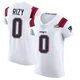 Jacob Rizy ＃0 New England Patriots Elite Vapor Untouchable Super Bowl LX Patch Jersey - Men's White