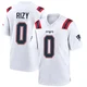 Jacob Rizy ＃0 New England Patriots Game Jersey - Youth White