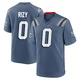 Jacob Rizy ＃0 New England Patriots Game Storm 2025 Rivalries Collection Jersey - Men's Blue