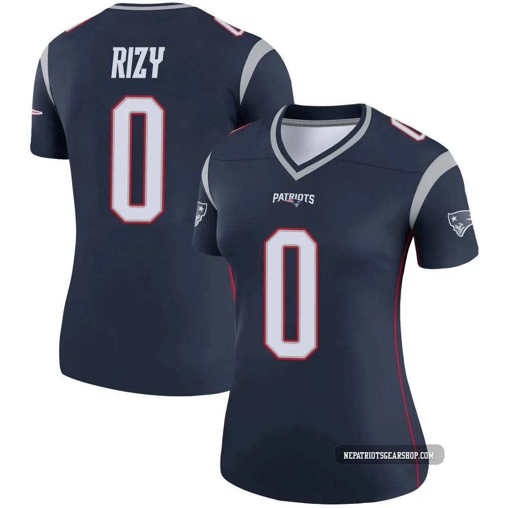 Jacob Rizy ＃0 New England Patriots Legend Jersey - Women's Navy