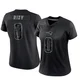 Jacob Rizy ＃0 New England Patriots Limited Reflective Jersey - Women's Black