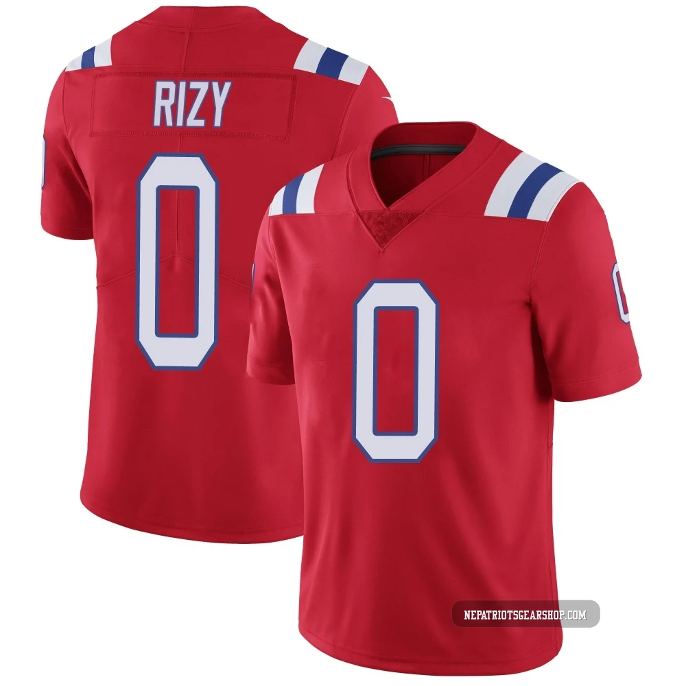 Jacob Rizy ＃0 New England Patriots Limited Vapor Untouchable Alternate Jersey - Men's Red