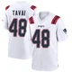 Jahlani Tavai ＃48 New England Patriots Game Jersey - Youth White