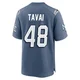 Jahlani Tavai ＃48 New England Patriots Game Storm 2025 Rivalries Collection Jersey - Men's Blue