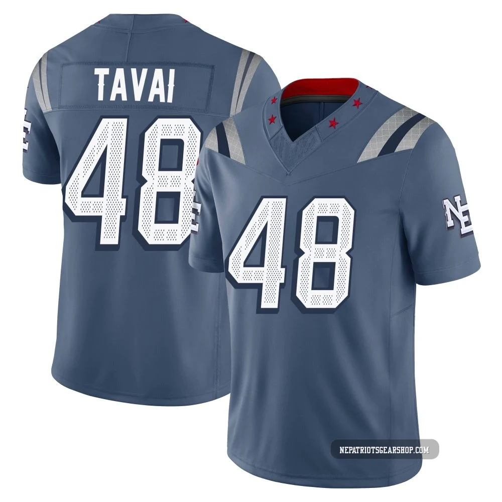 Jahlani Tavai ＃48 New England Patriots Limited Storm 2025 Rivalries Collection Jersey - Men's Blue