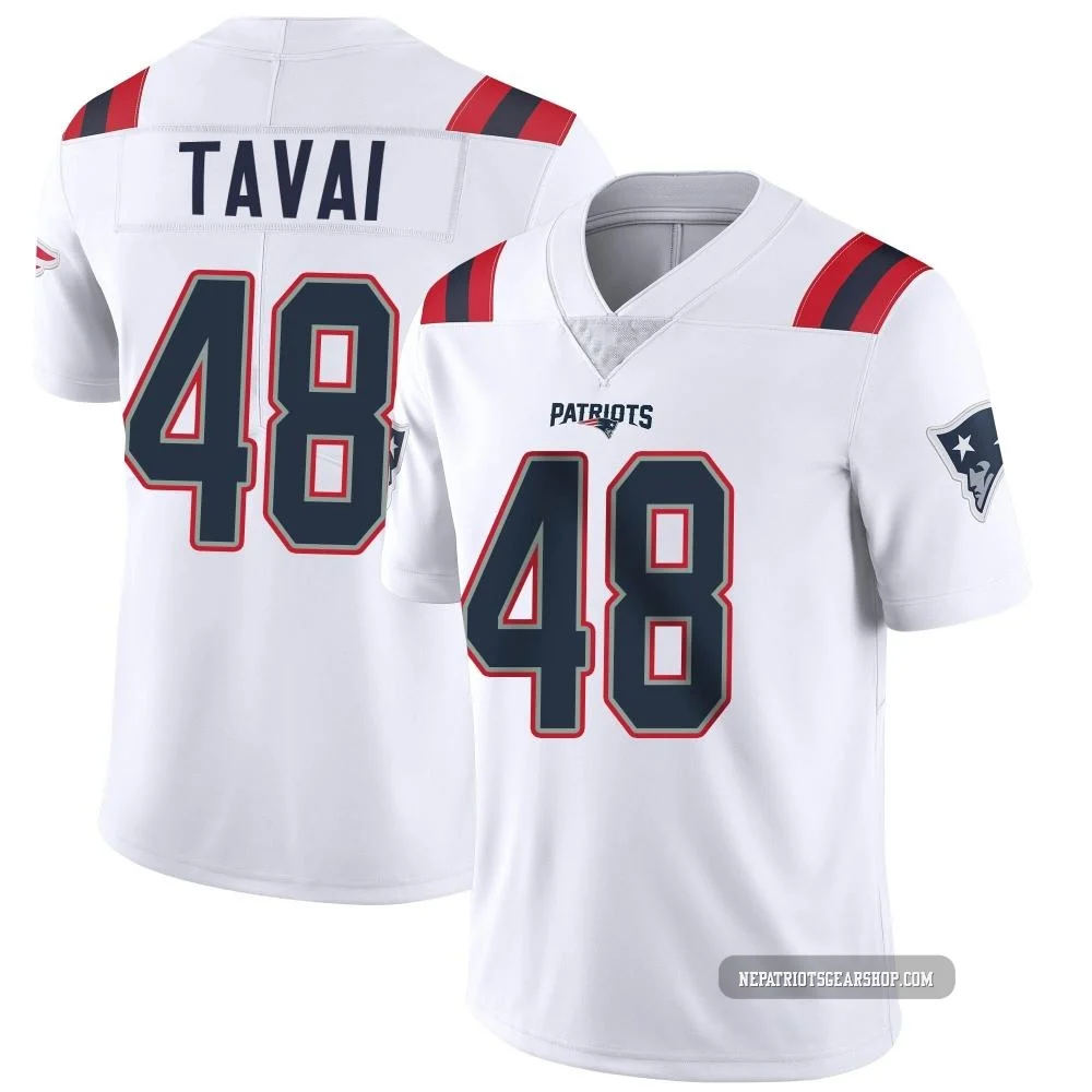 Jahlani Tavai ＃48 New England Patriots Limited Vapor Untouchable Jersey - Men's White