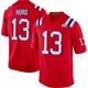 Jalen Hurd ＃13 New England Patriots Game Alternate Super Bowl LX Patch Jersey - Youth Red