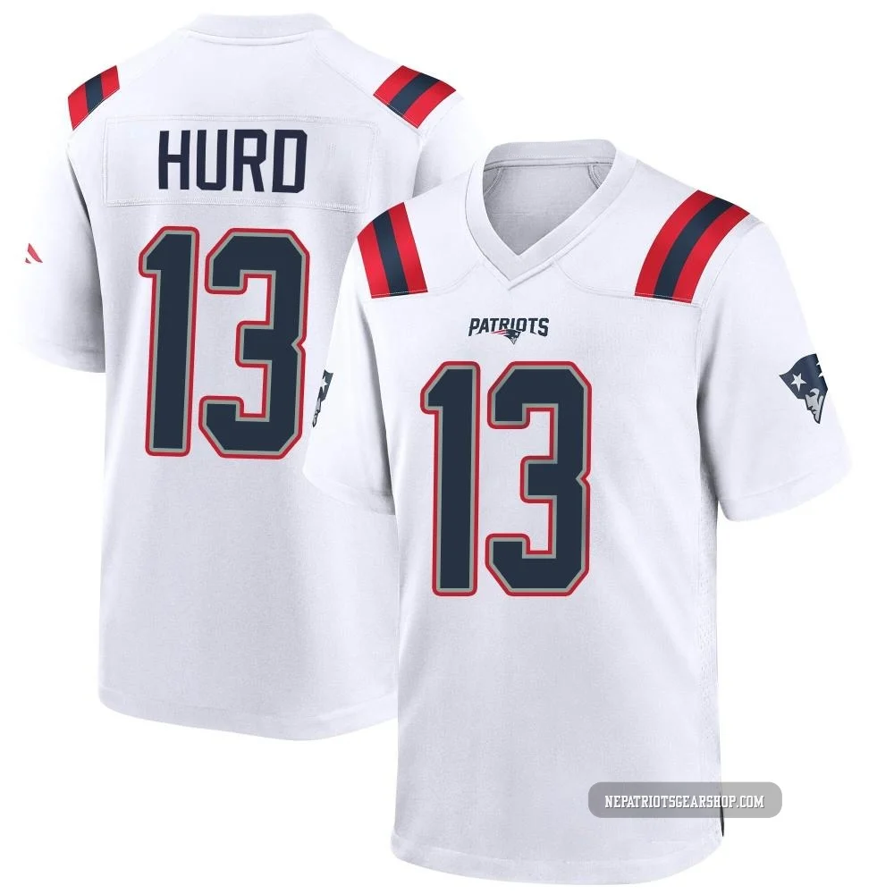 Jalen Hurd ＃13 New England Patriots Game Jersey - Youth White
