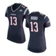 Jalen Hurd ＃13 New England Patriots Game Team Color Super Bowl LX Patch Jersey - Women's Navy Blue