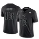 Jalen Hurd ＃13 New England Patriots Limited Reflective Super Bowl LX Patch Jersey - Men's Black